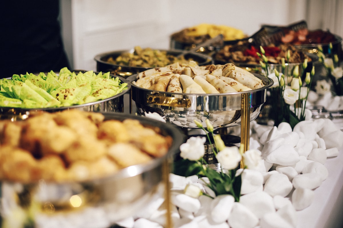 Foto: buffet de evento